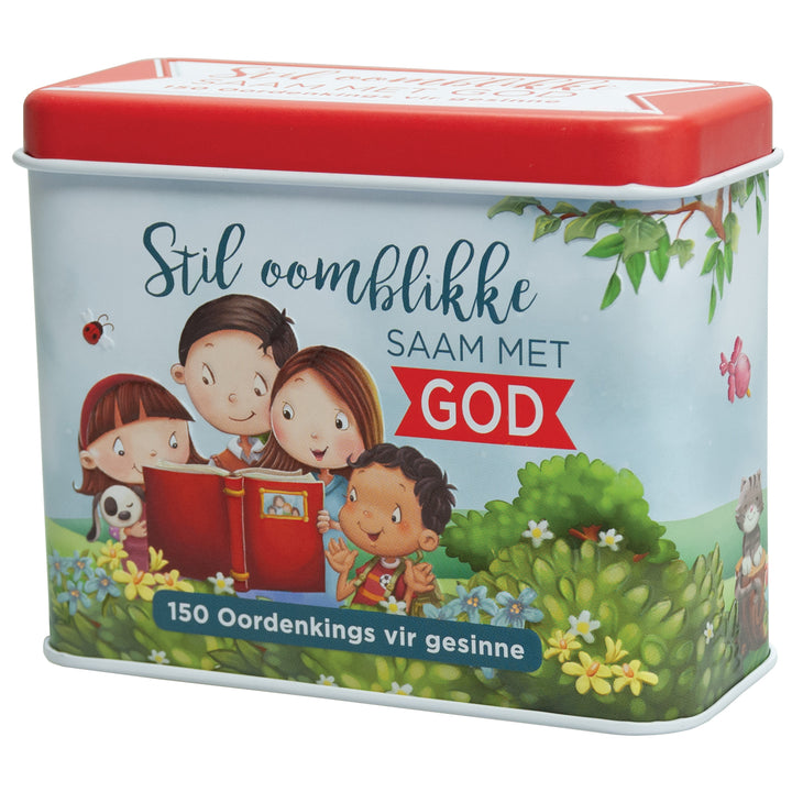 Stil Oomblikke Saam Met God Afrikaans Devotional Cards In Tin