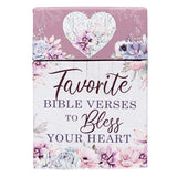 Favorite Bible Verses To Bless The Heart (Boxed Cards)