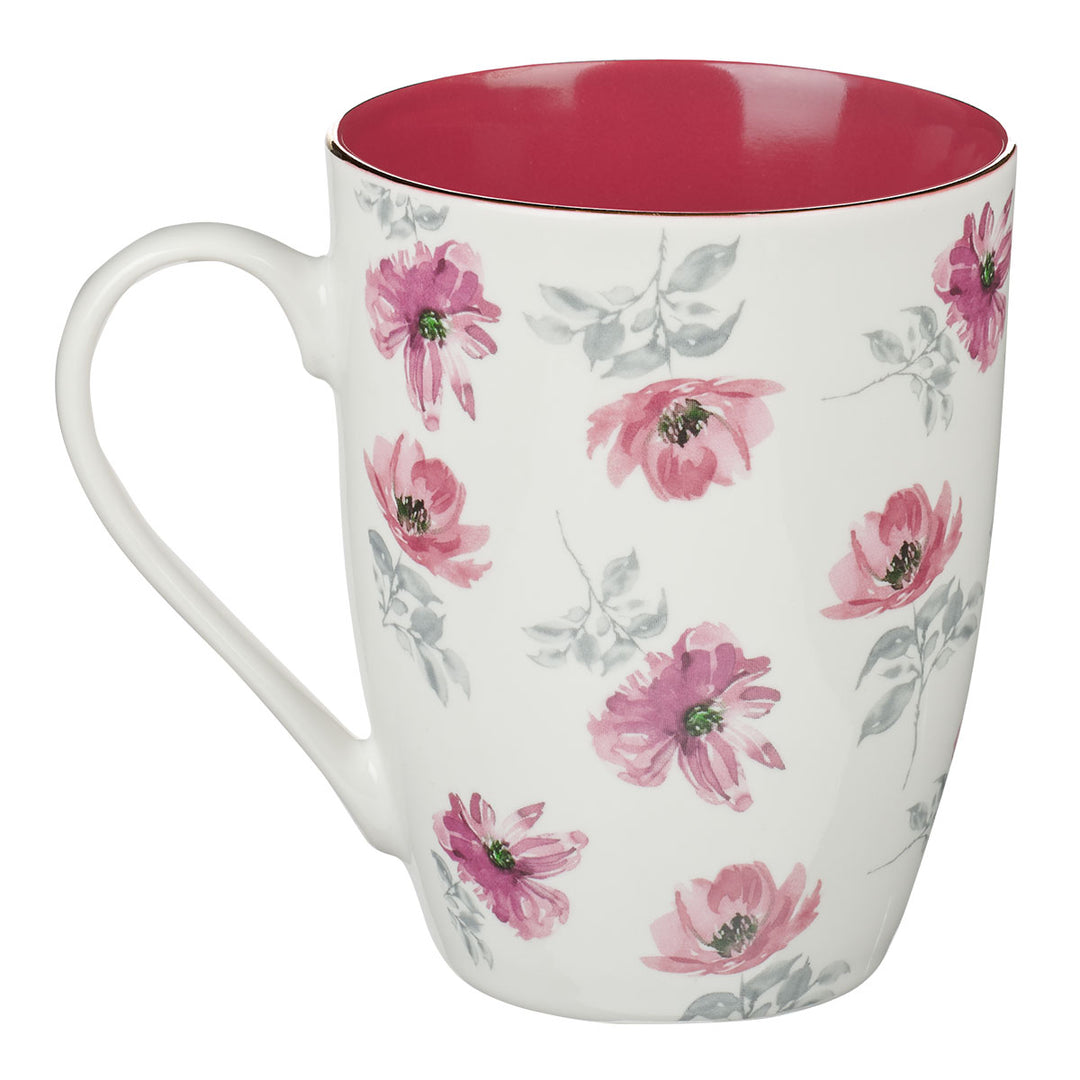 Geloof Is 'n Vaste Vertroue Afrikaans Pink Interior Ceramic Mug - Heb. 11:1