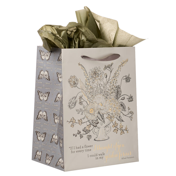Garden Notes Large Portrait Gift Bag With Card
