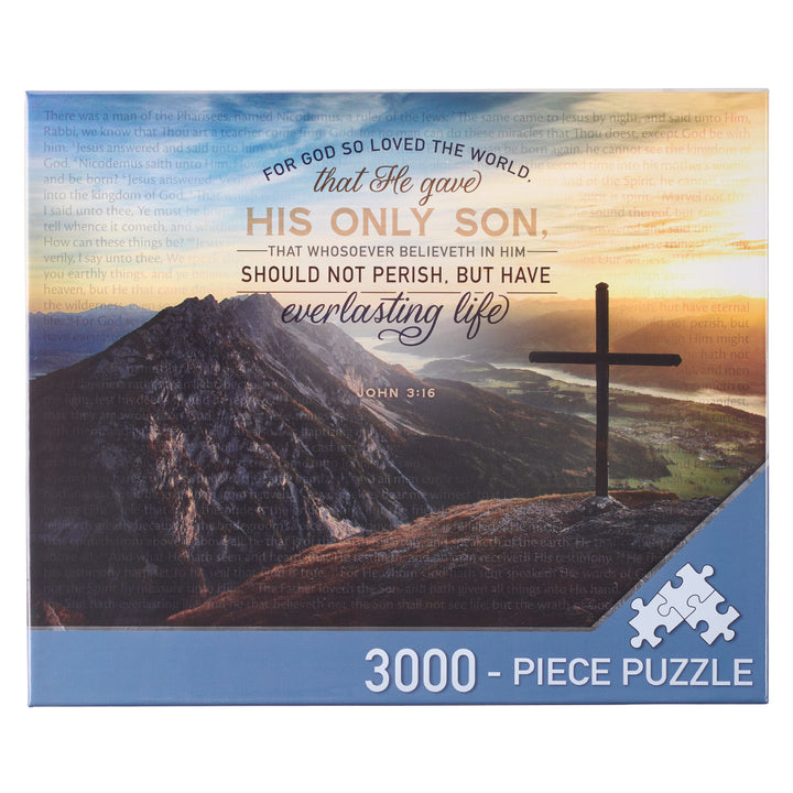 For God So Loved The World That He Gave His Only Son (3000 Pieces)(Cardboard Puzzle)
