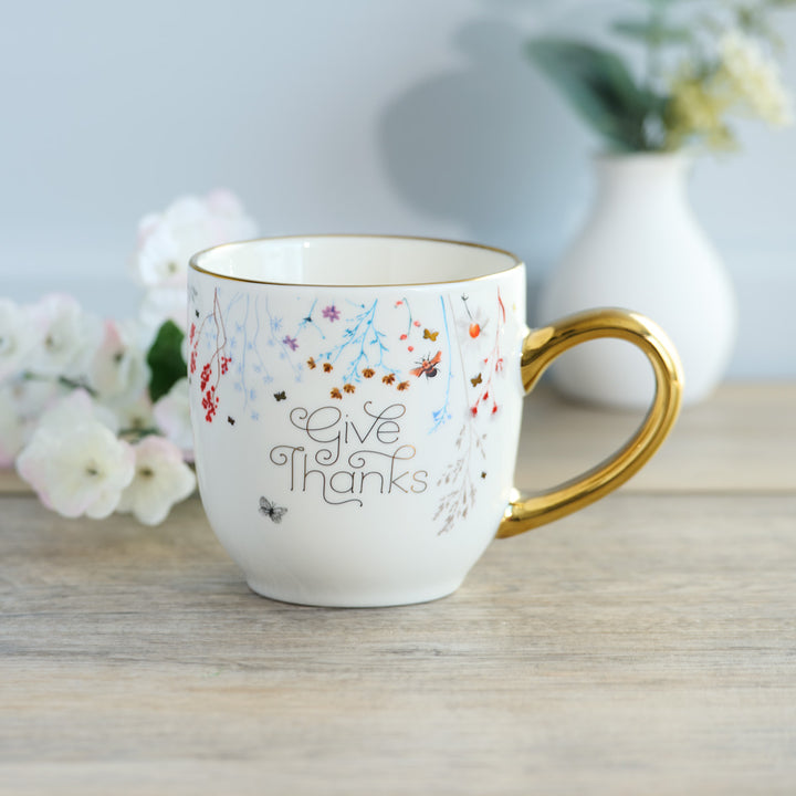 Give Thanks Ceramic Mug