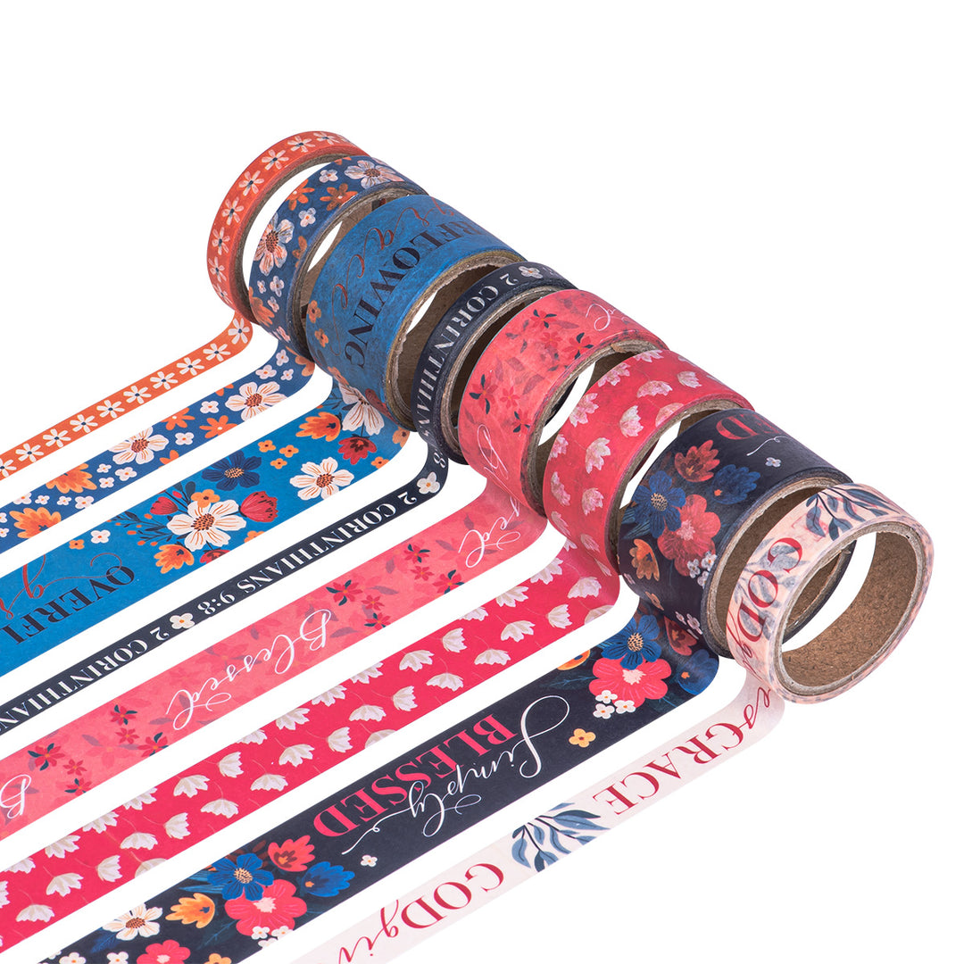 Overflowing Grace (Set Of 8)(Washi Tape)