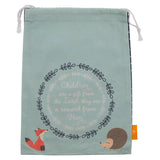 Children Are A Gift From The Lord Large Cotton Drawstring Bag - Ps. 127:3