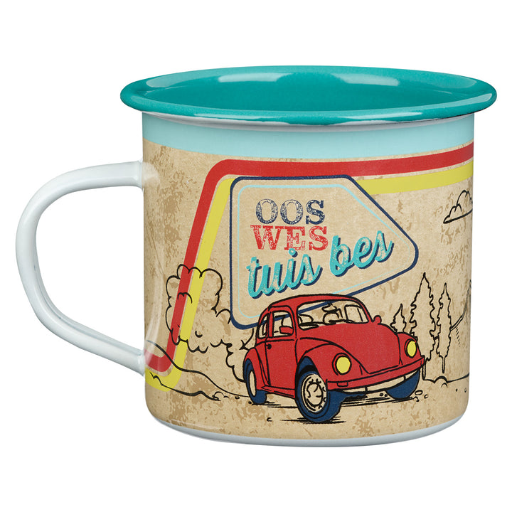 Oos Wes Tuis Bes Enamel Camper Mug