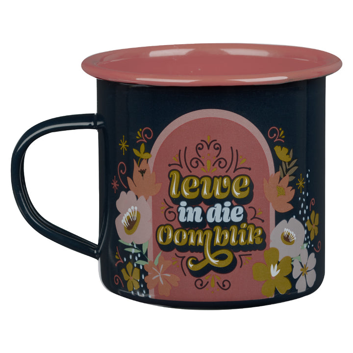 Die Lewe Is 'n Lied Afrikaans Enamel Camper Mug