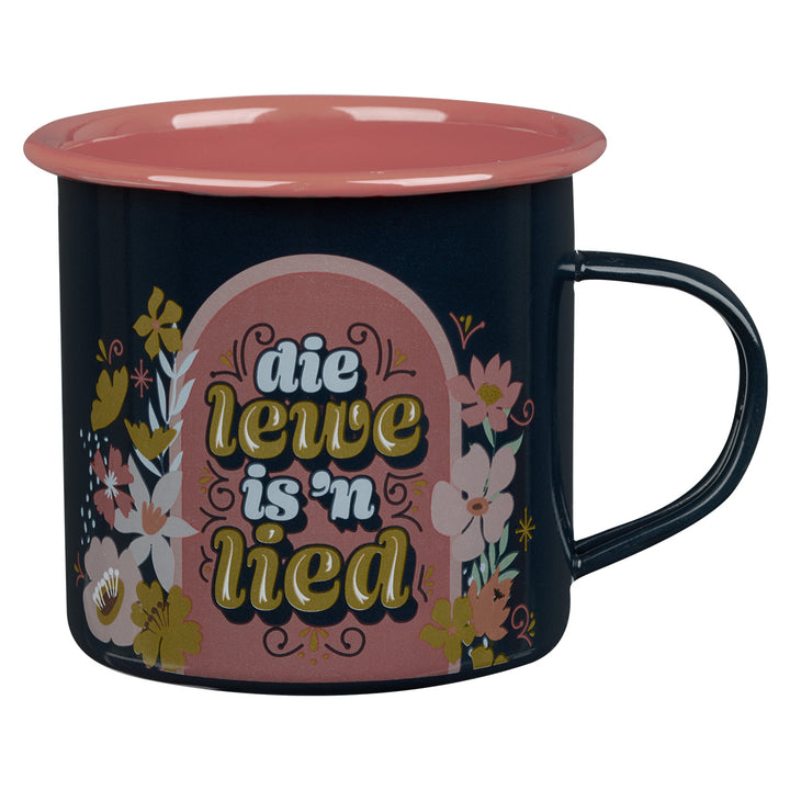 Die Lewe Is 'n Lied Afrikaans Enamel Camper Mug