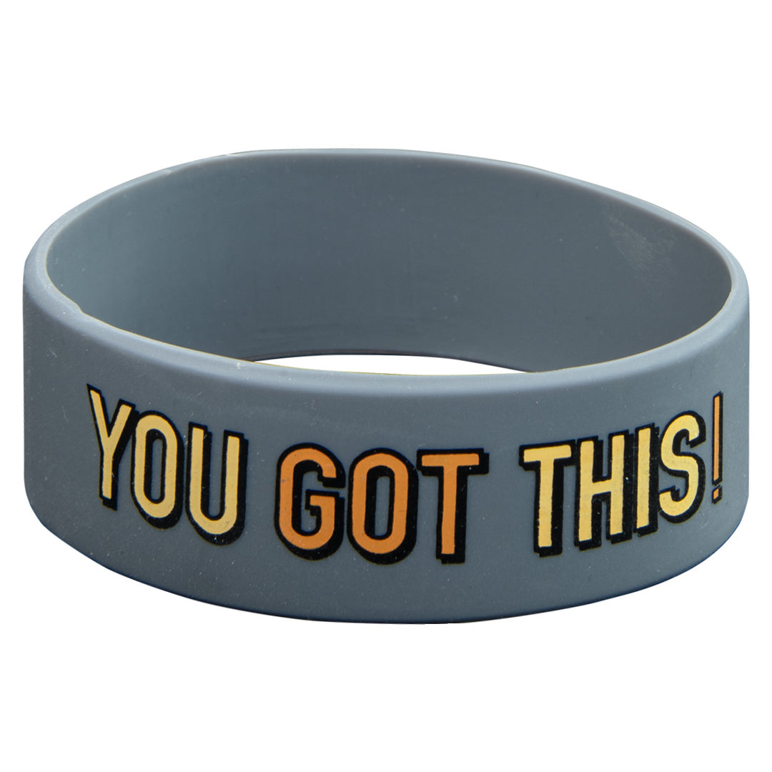 You Got This! Grey Silicone Wristband