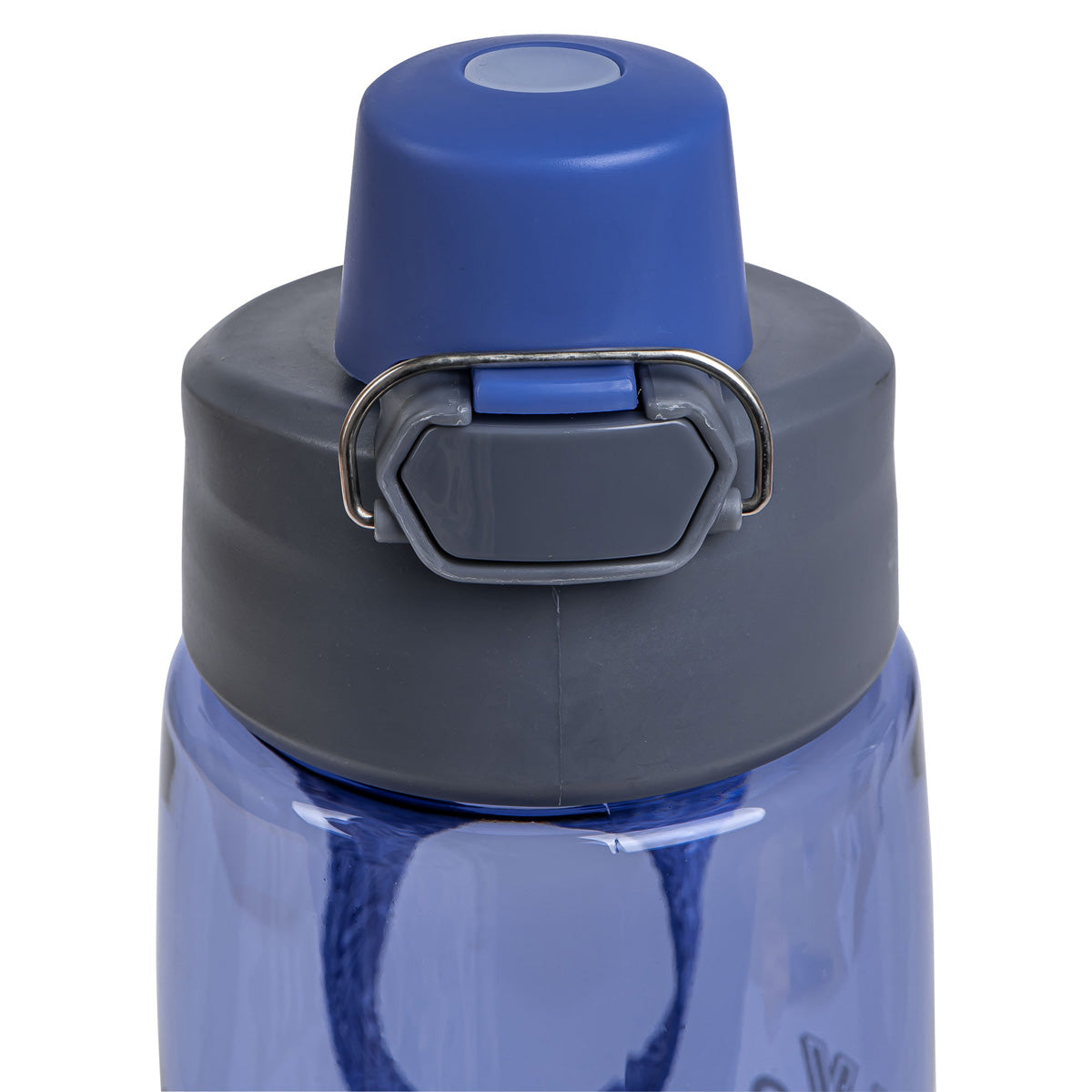 Play Hard, Pray Harder - Never Stop Praying Purple Plastic Water Bottle