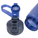 Play Hard, Pray Harder - Never Stop Praying Purple Plastic Water Bottle