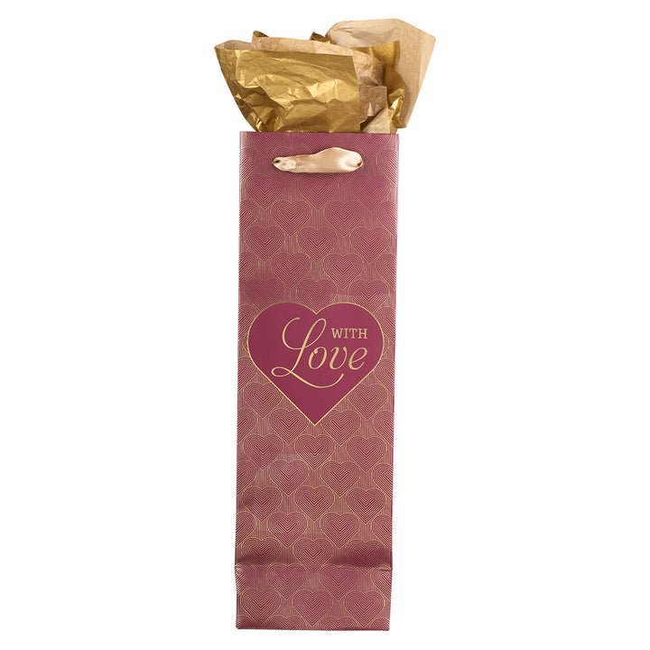 With Love Bottle Gift Bag