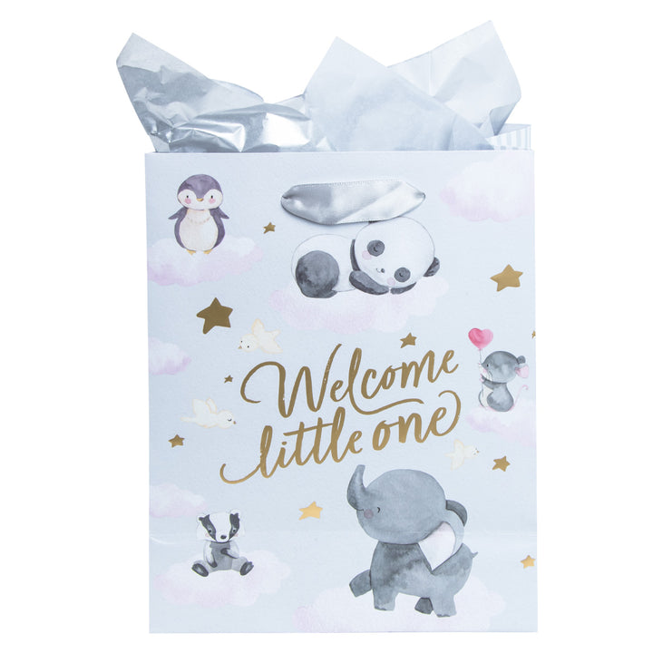 Welcome Little One Medium Gift Bag With Gift Tag