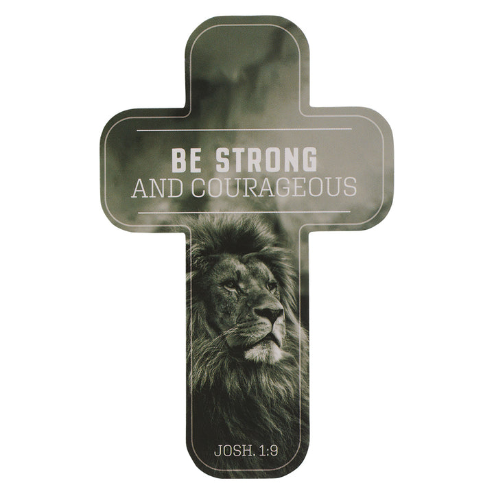 Be Strong And Courageous Cross Bookmark Set Of 6 - Joshua 1:9