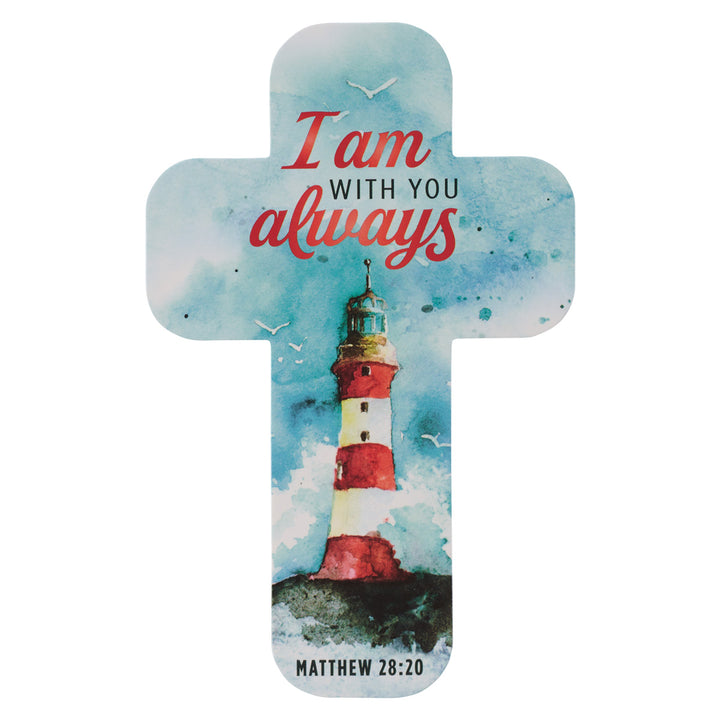 I Am With You Always Cross Bookmark Set Of 6 - Matthew 28:20