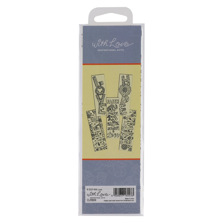 Faith Set Of 5 Coloring Bookmarks