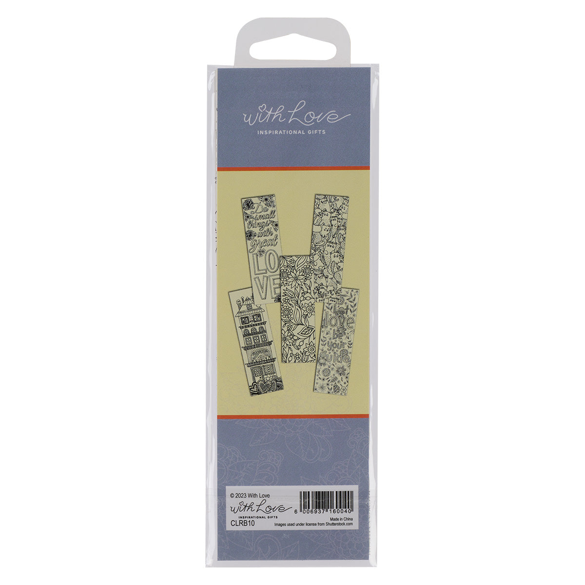 Love Set Of 5 Coloring Bookmarks