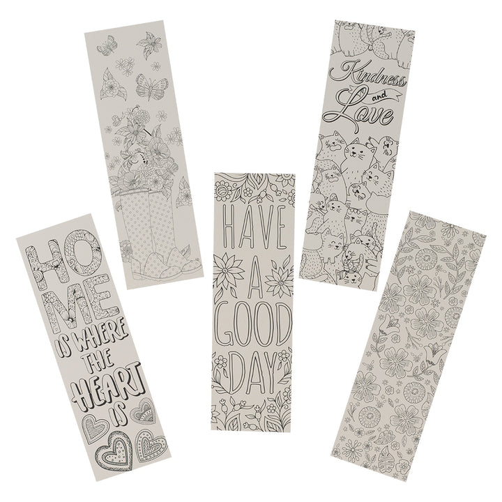 Love Set Of 5 Coloring Bookmarks