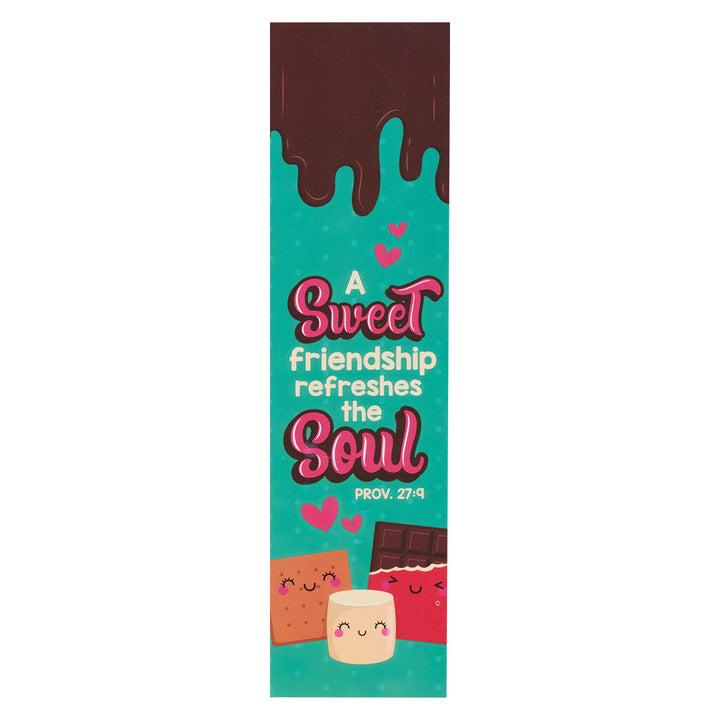A Sweet Friendship Refreshes The Soul Pack Of 10 Sunday School Bookmark - Proverbs 27:9