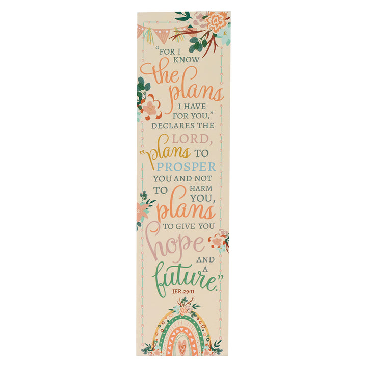 For I Know The Plans I Have For You Pack Of 10 Sunday School Bookmark - Jeremiah 29:11