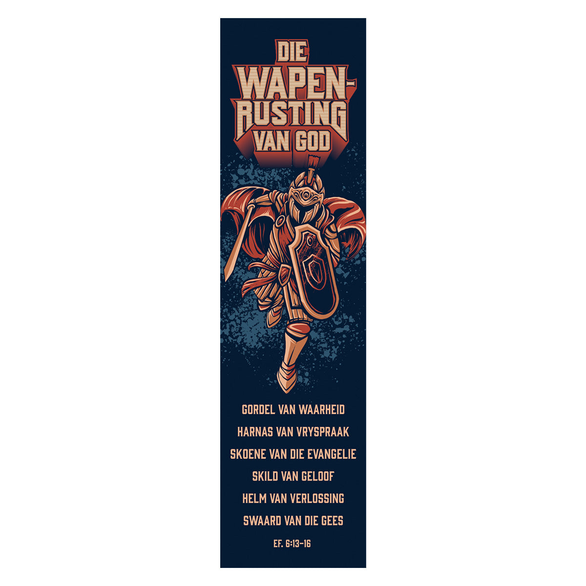 Die Wapenrusting Van God Pack Of 10 Sunday School Bookmark - Ephesians 6:13-16