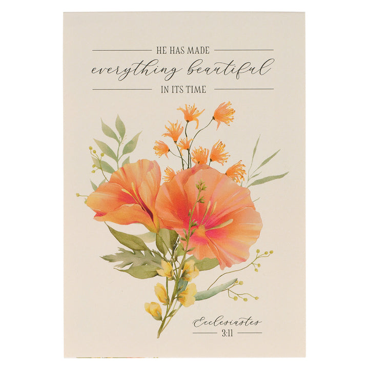 He Has Made Everything Beautiful Small Notepad - Ecclesiastes 3:11