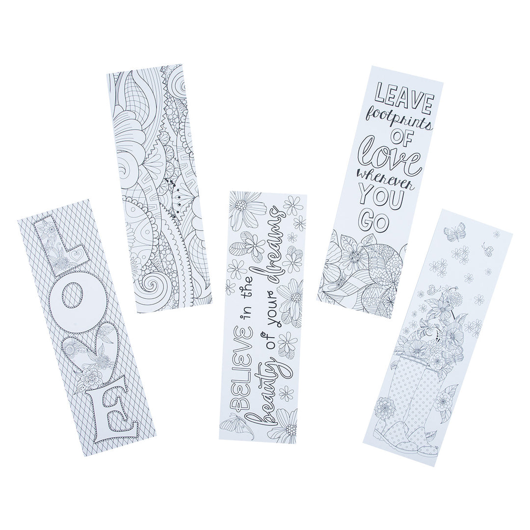 Journey Set Of 5 Coloring Bookmarks