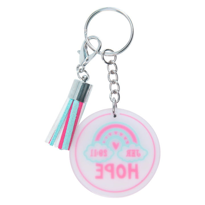 Hope Tassel Key Ring - Jeremiah 29:11