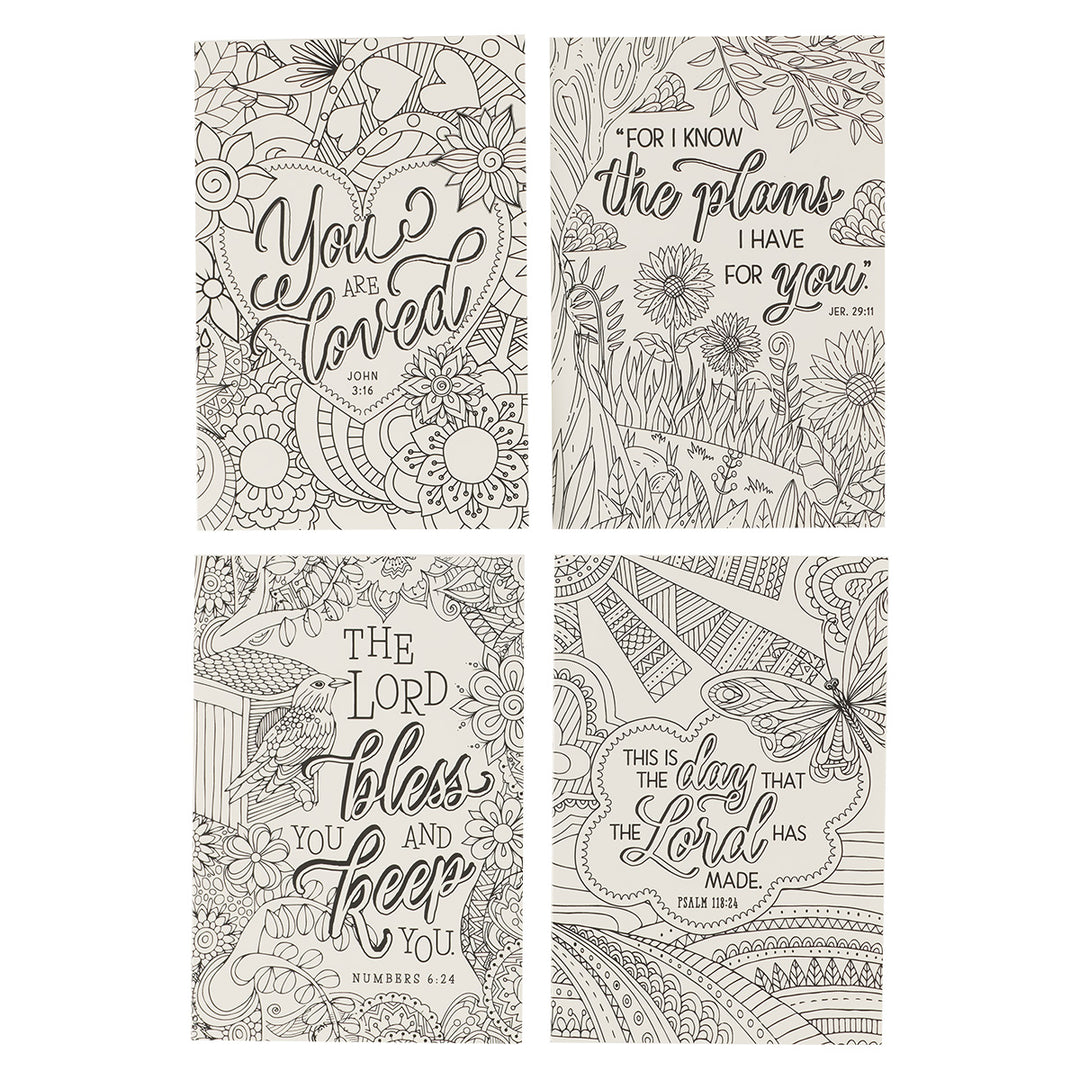 This Is The Day Coloring Greeting Card Set With Envelopes