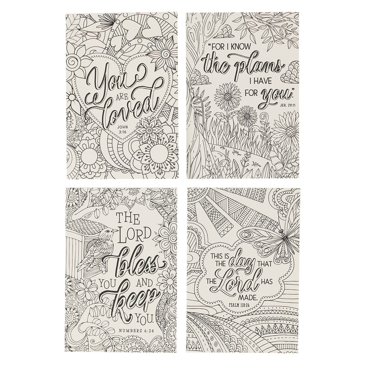 This Is The Day Coloring Greeting Card Set With Envelopes