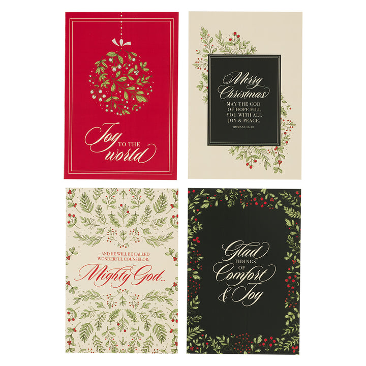 Christmas Greeting Card Set With Envelopes