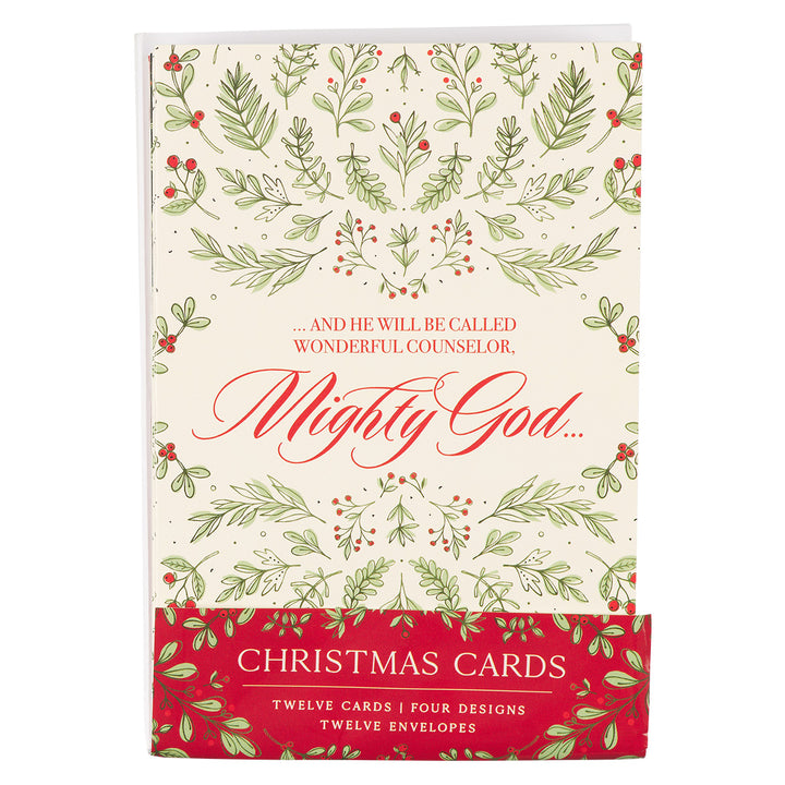 Christmas Greeting Card Set With Envelopes