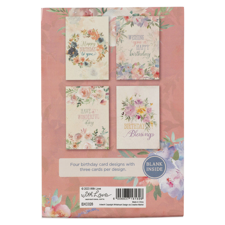 Birthday Greeting Card Set With Envelopes