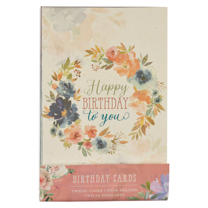 Birthday Greeting Card Set With Envelopes