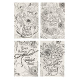 Just For You Coloring Greeting Card Set With Envelopes
