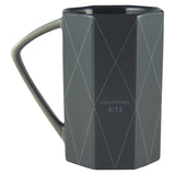 Strength Geometrical Black Ceramic Mug - Philippians 4:13