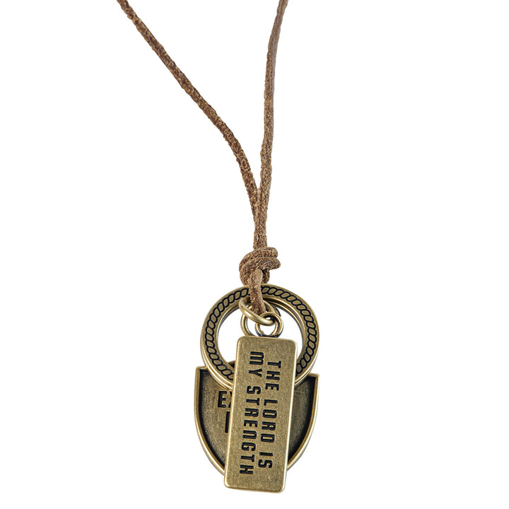 The Lord Is My Strength Power Pendant - Exodus 15:2