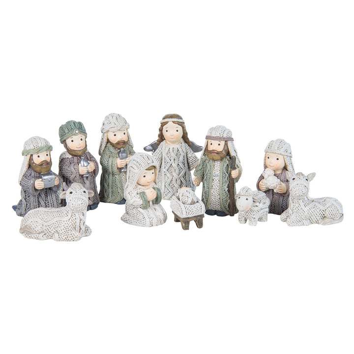 Christmas Nativity White Set Of 11