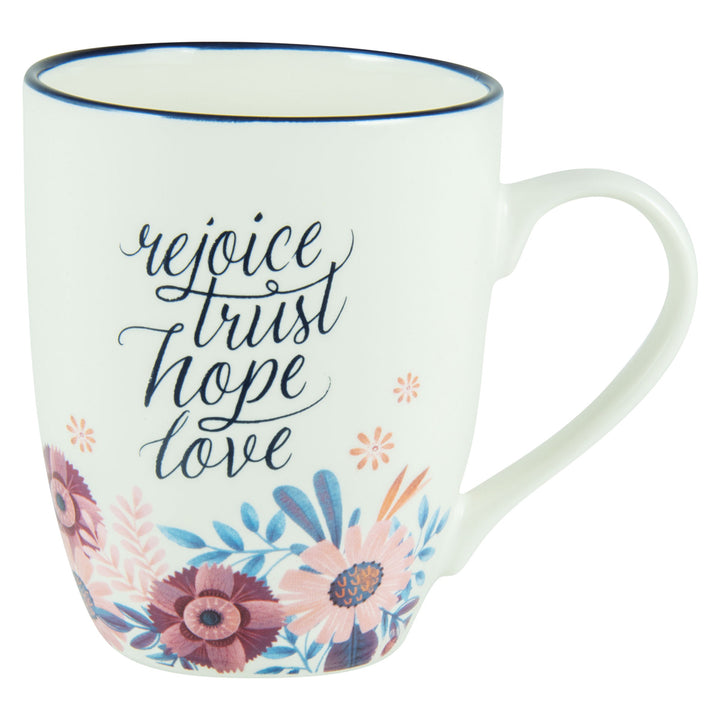 Rejoice Four Piece Ceramic Mug Set