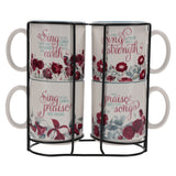 Sing To The Lord Ceramic Mug Set Of 4