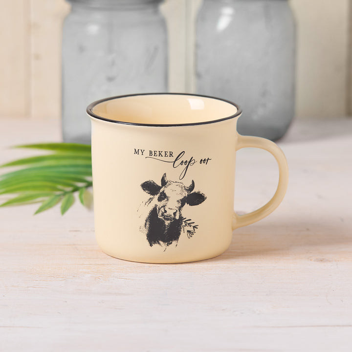 My Beker Loop Oor Afrikaans Ceramic Mug - Psalms 23:5