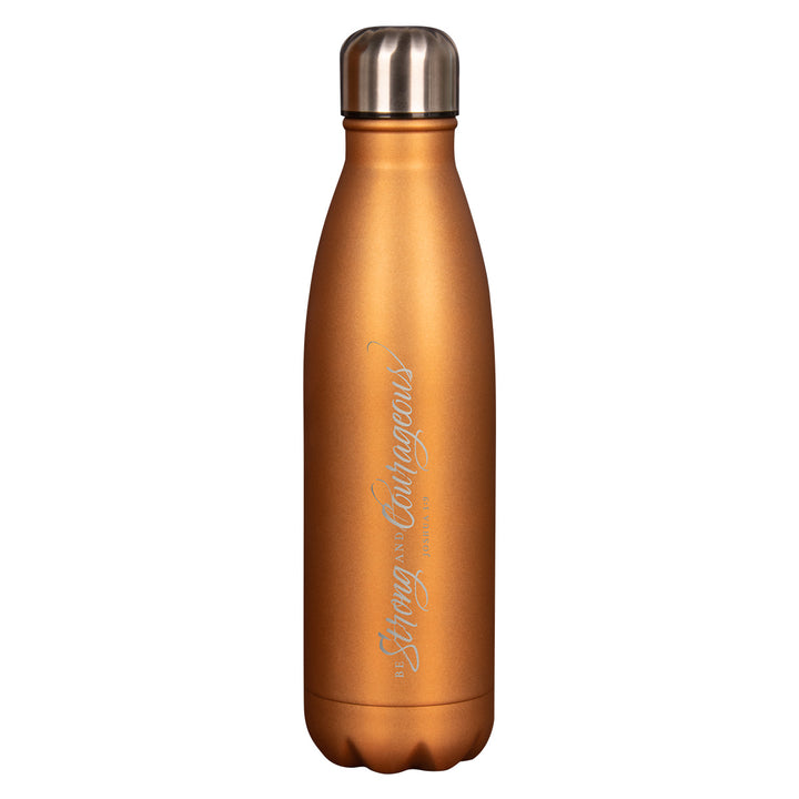 Be Strong & Courageous Stainless Steel Water Bottle - Joshua 1:9