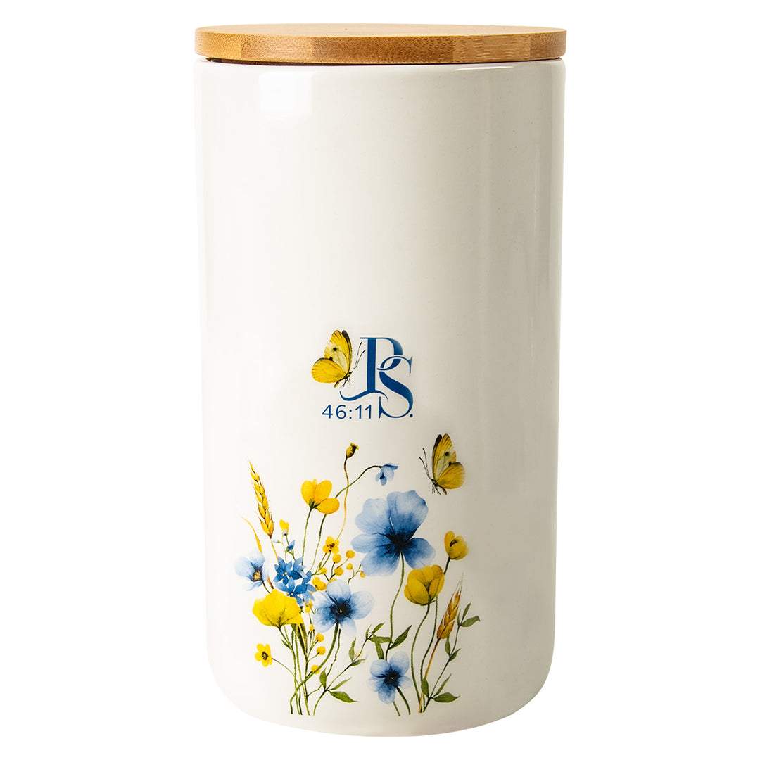 Wees Stil En Weet Afrikaans Ceramic Jar - Psalms 46:11