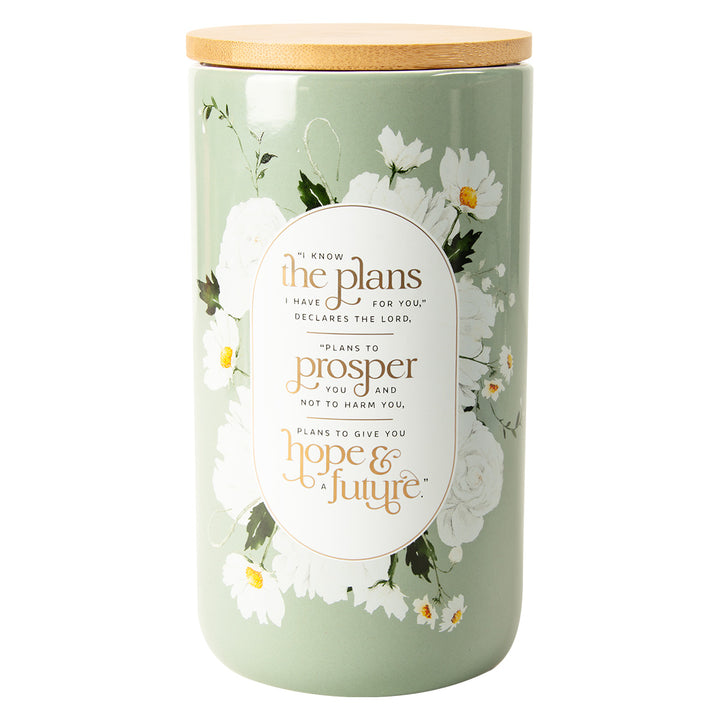 I Know The Plans I Have For You Ceramic Jar - Jeremiah 29:11