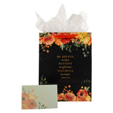 Be Joyful In Hope Large Portrait Gift Bag With Card - Romans 12:12