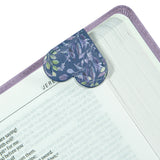 Saved By Grace Four Piece Heart Corner Faux Leather Bookmark