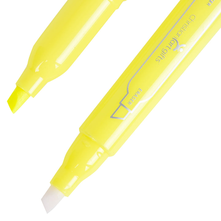 Yellow Erasable Highlighter Three-Piece Set