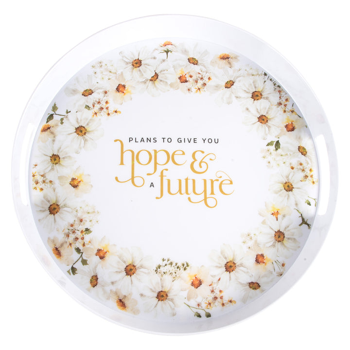 Plans To Give You Hope And A Future Melamine Serving Tray - Jeremiah 29:11