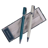 Be Still and Know & I Am with You Green Pen and Cream Pencil Set