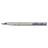 Be Still and Know & I Am with You Green Pen and Cream Pencil Set