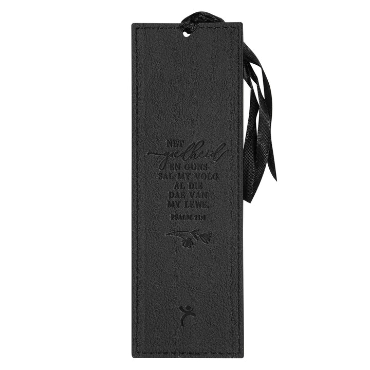 Goedheid En Guns Afrikaans Faux Leather Pagemarker - Psalms 23:6